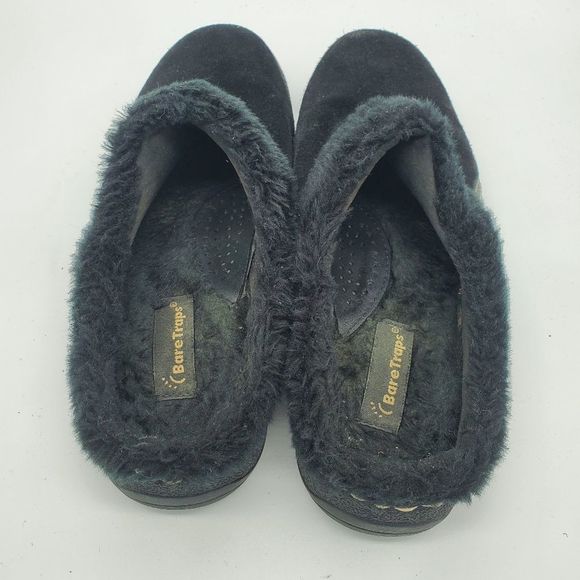 Bare Traps Suede Faux Fur Clogs Size 9M Style: Ellina - Picture 7 of 8
